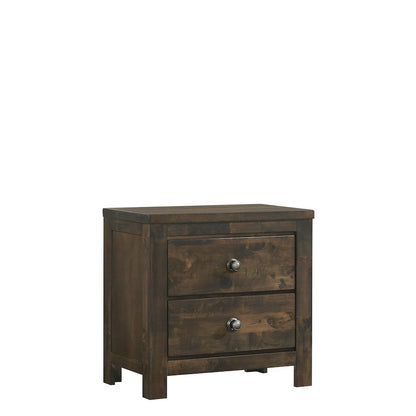 Blue Ridge 3-Piece Wood Chest with 2 Nightstands in Gray