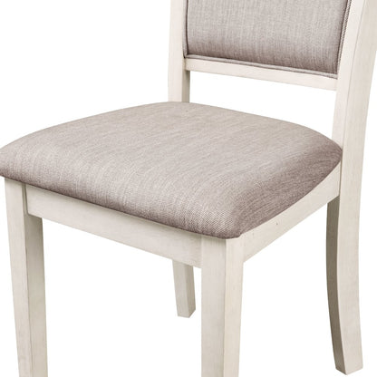 Amy Wood Dining Chair in Bisque (Set of 6)