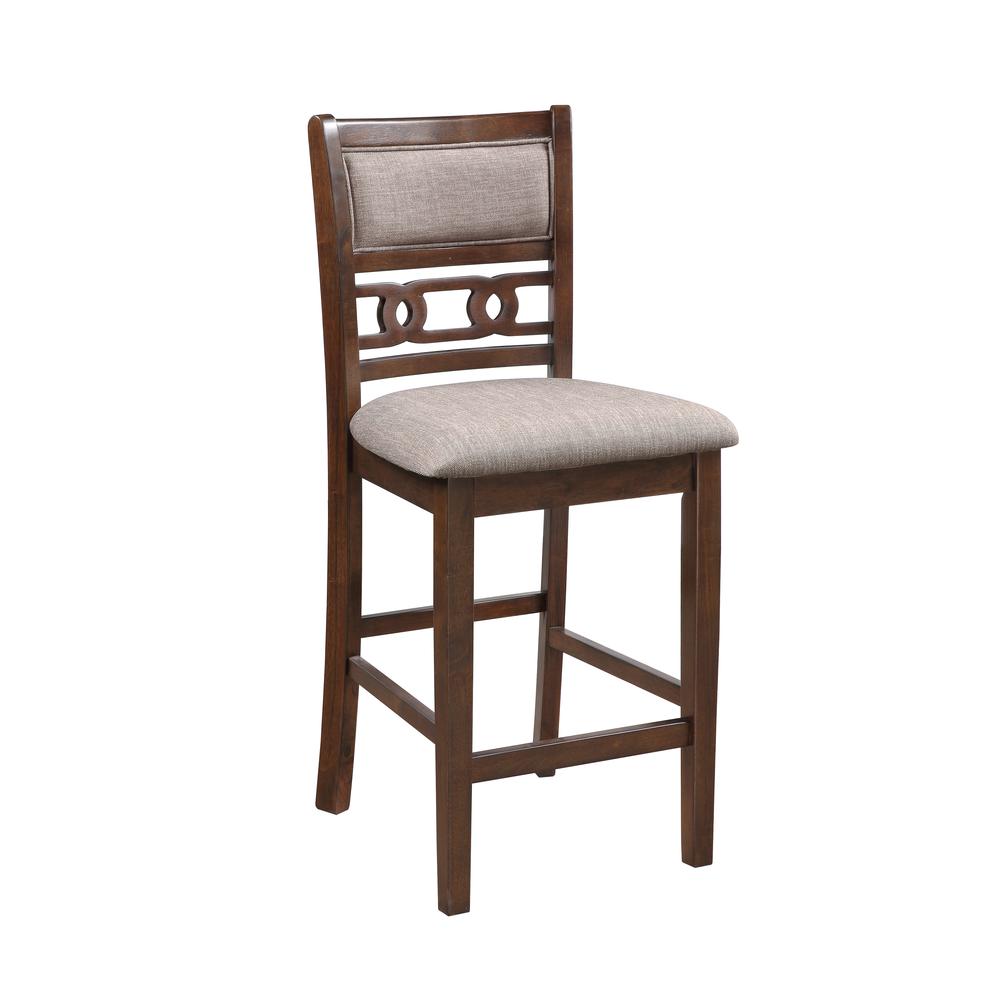 5-Piece Transitional Cherry Wood Dining Set for Elegant Dining Spaces