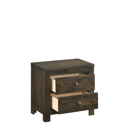 Blue Ridge 3-Piece Wood Chest with 2 Nightstands in Gray