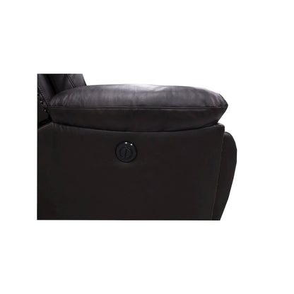 Nikko Sofa W/Pwr Fr-Brown