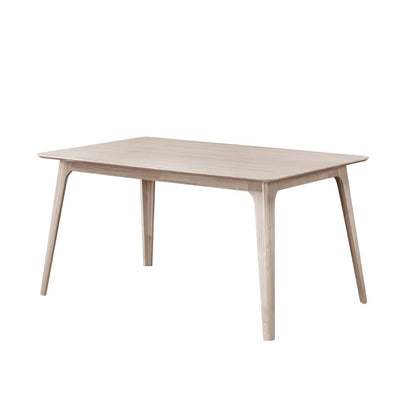 Oscar 5-piece Wood Dining Set, White Ash