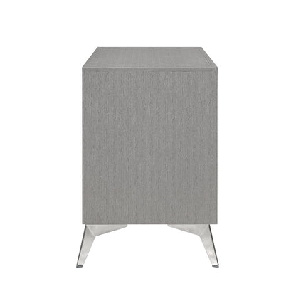 Huxley 3-Pc Wood Bedroom Set with Chest in Gray