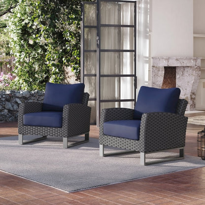 Fiji Set Of 2 Club Chairs-Blue