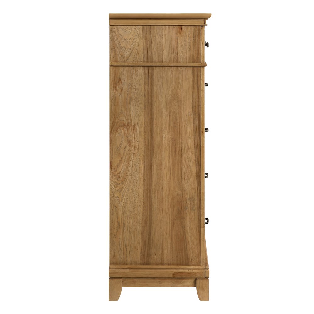 Sunstone 4-Pc Wood King Bedroom Set with Chest in Honey