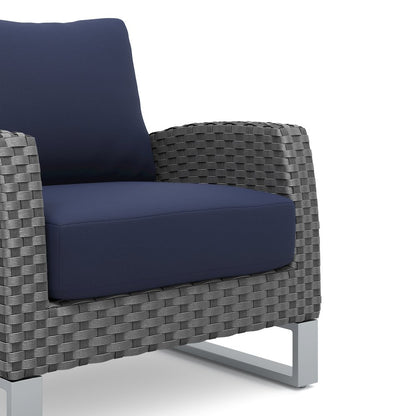 Fiji 4 Pc Set-Sofa, 2 Chairs, Coffee Table-Blue