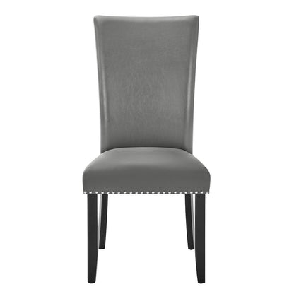 Lyra Wood Dining Chair in Gray (Set of 6)
