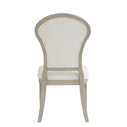 Gwendolyn 7-Pc Wood Oval Dining Set with 6-Chair in Taupe