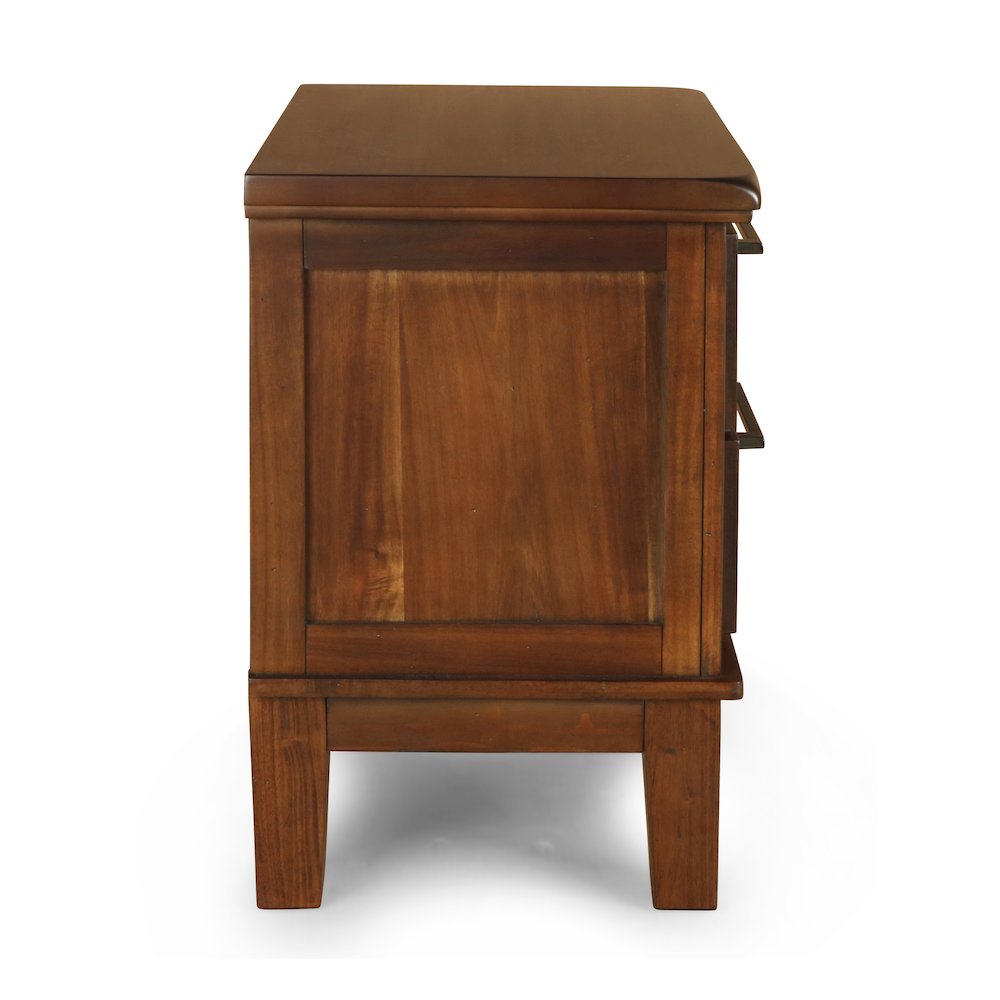 Cagney 3-Pc Wood Bedroom Set with Chest in Chestnut