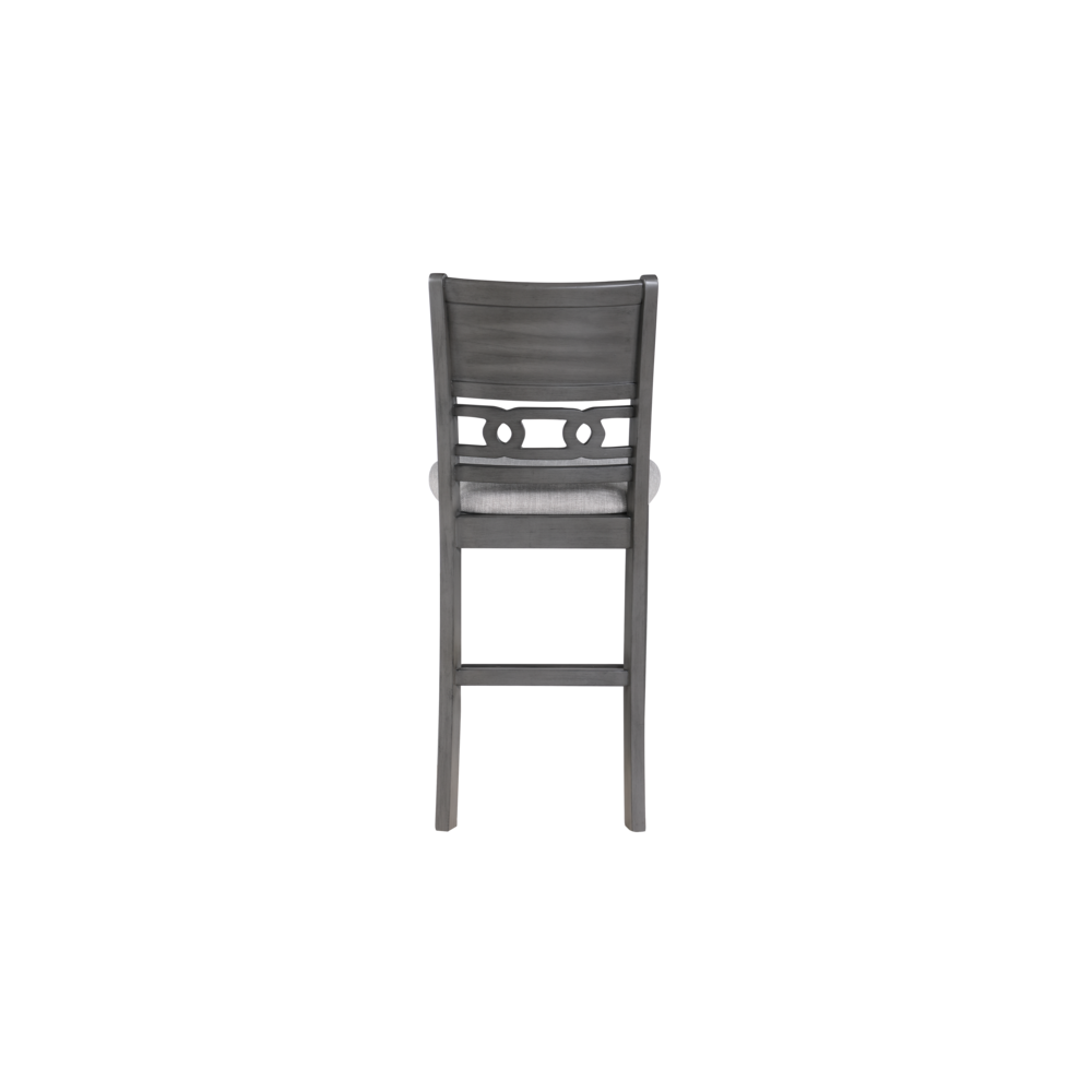 Furniture Gia 5-Piece Transitional Wood Dining Set in Gray
