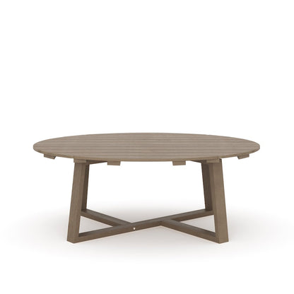 Carezza 6-Piece Wood Patio Conversation Set, Taupe