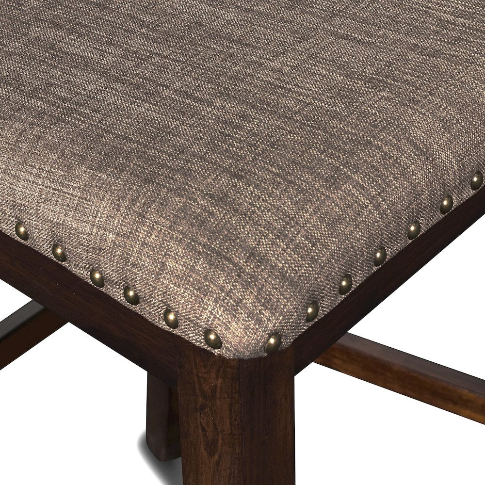 Bixby Wood Counter Chair in Espresso Brown (Set of 6)