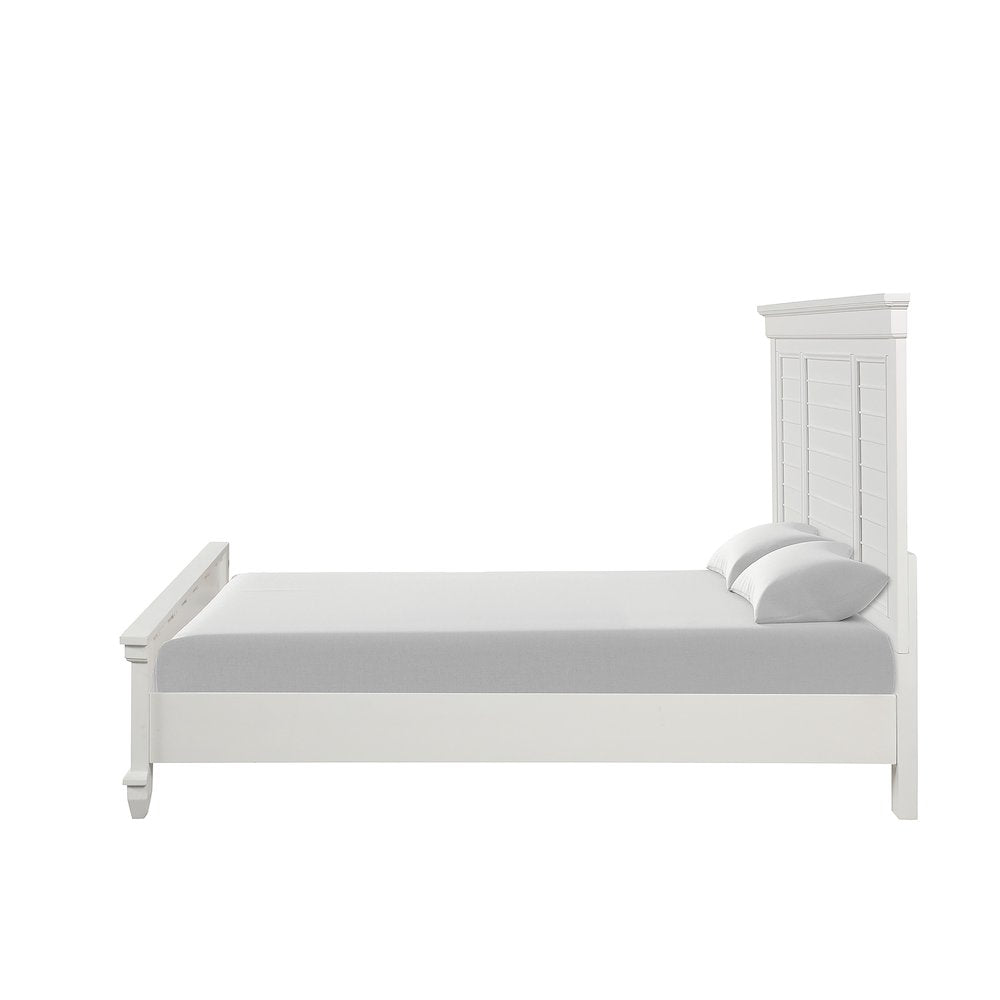 Jamestown Wood California King Storage Bed, White