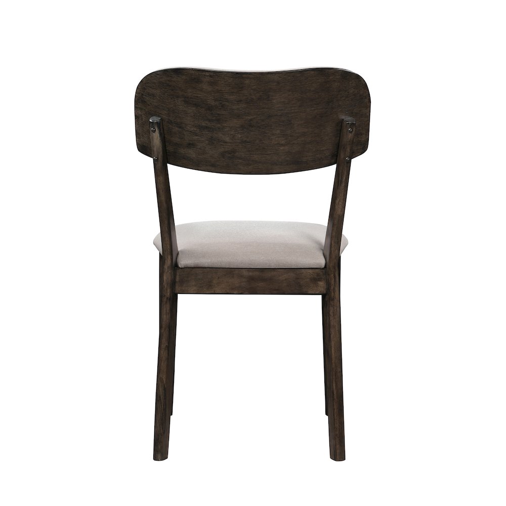 Rex 7-Piece Wood Rectangle Dining Set, Walnut