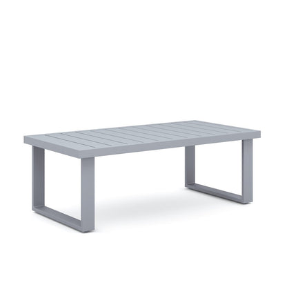 Fiji 2 Pc Sofa And Slat Top Coffee Table Set-Gray