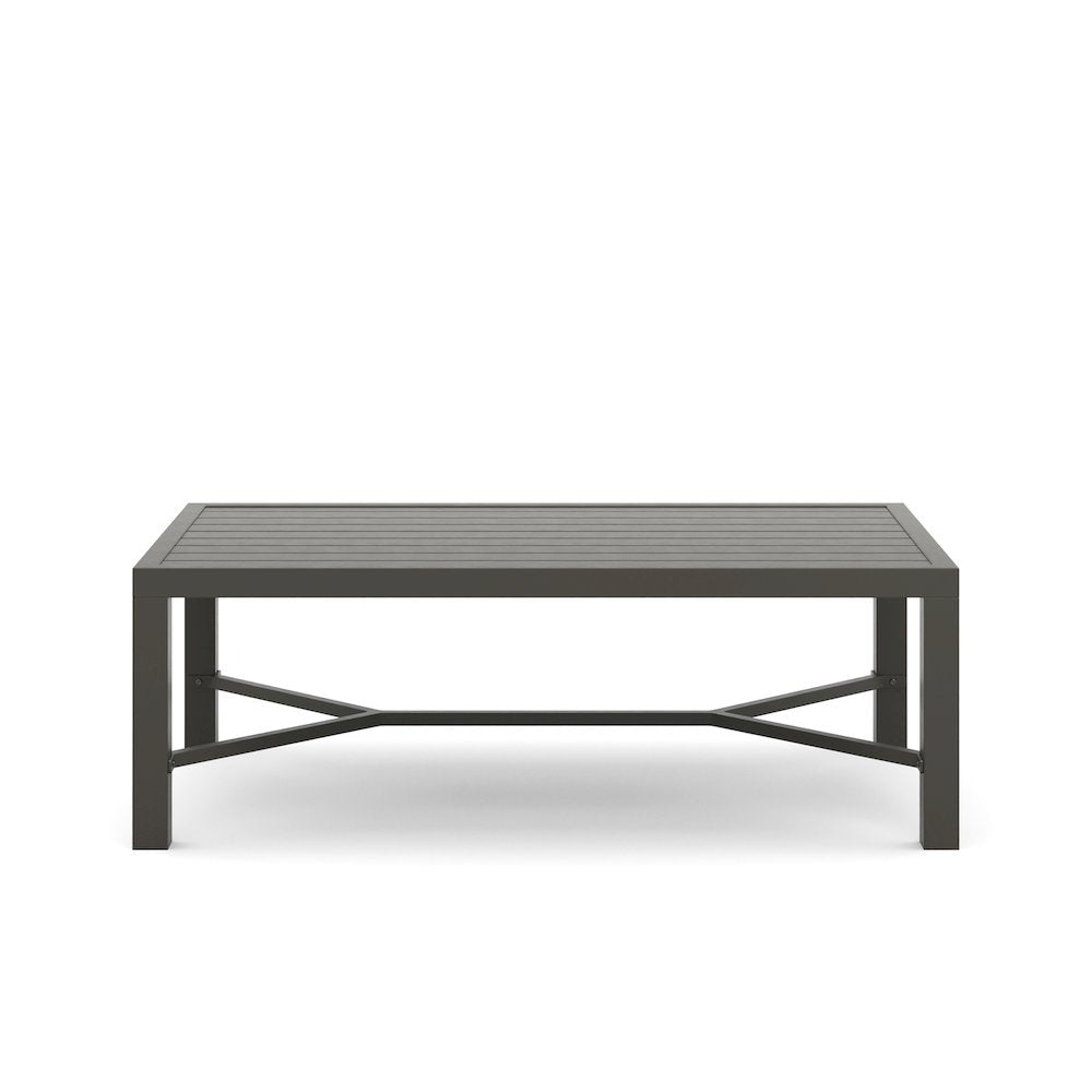 Skye 2 Pc Sofa And Slat Top Coffee Table Set-Gray