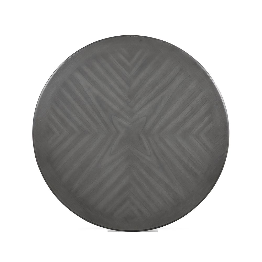 Amy 5-Piece Wood Round Counter Set with 4 Chairs in Gray