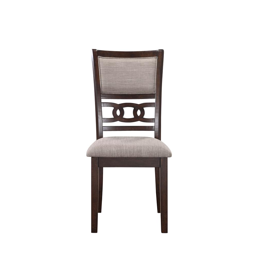 Gia 5-Piece 60" Wood Rectangular Dining Set with 4 Chairs in Cherry