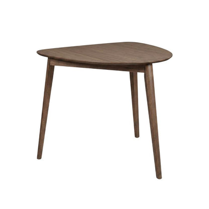 Solid Wood Corner Dining Table – Small Mid Century Modern Table in Walnut