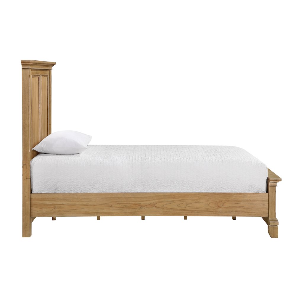 Sunstone Wood Full Size Panel Bed in Natural