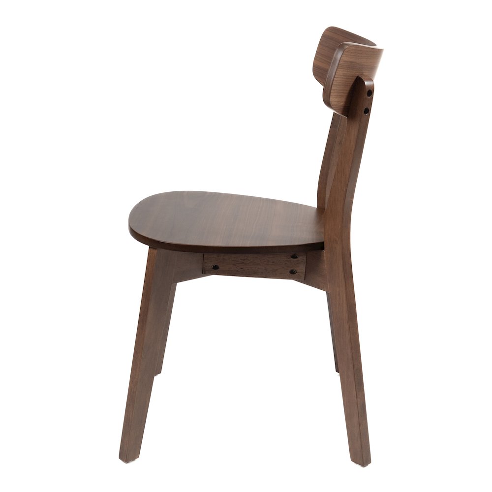 Gabby Wood Dining Chair in Walnut (Set of 4)