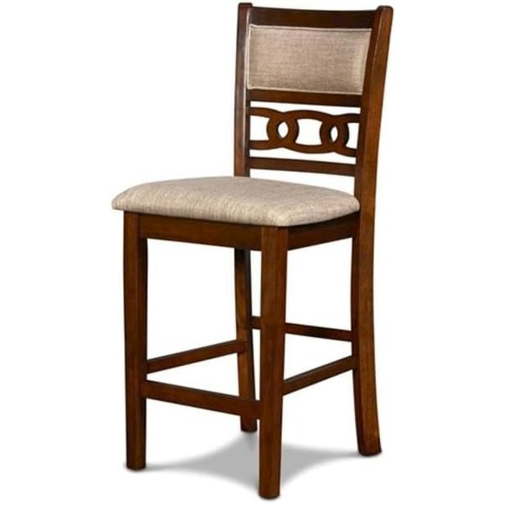 Gia 5-Piece Transitional Wood Dining Set in Cherry