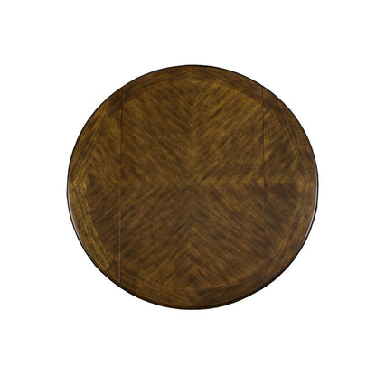 Furniture Gia Solid Wood Dining Drop Leaf Table 2 Chairs in Brown