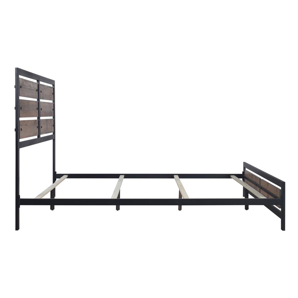 Elk River Wood King Bed, Rustic