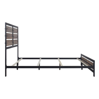 Elk River Wood King Bed, Rustic