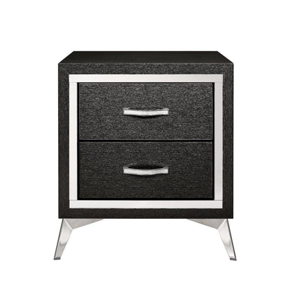 Huxley 3-Pc Wood Bedroom Set with Dresser in Black