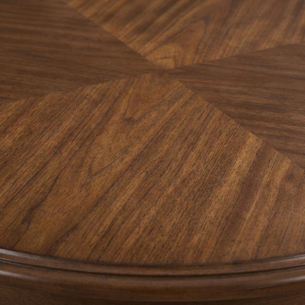 Round Dining Table Set for 4 – Cherry Wood Kitchen Table with Chairs