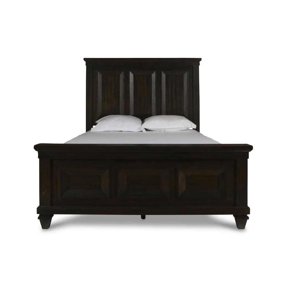 Furniture Sevilla 5-Piece Wood King Bedroom Set in Walnut