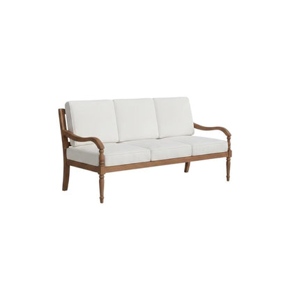 Solid Wood Patio Conversation Set for Deck, Porch, and Balcony Use, Natural