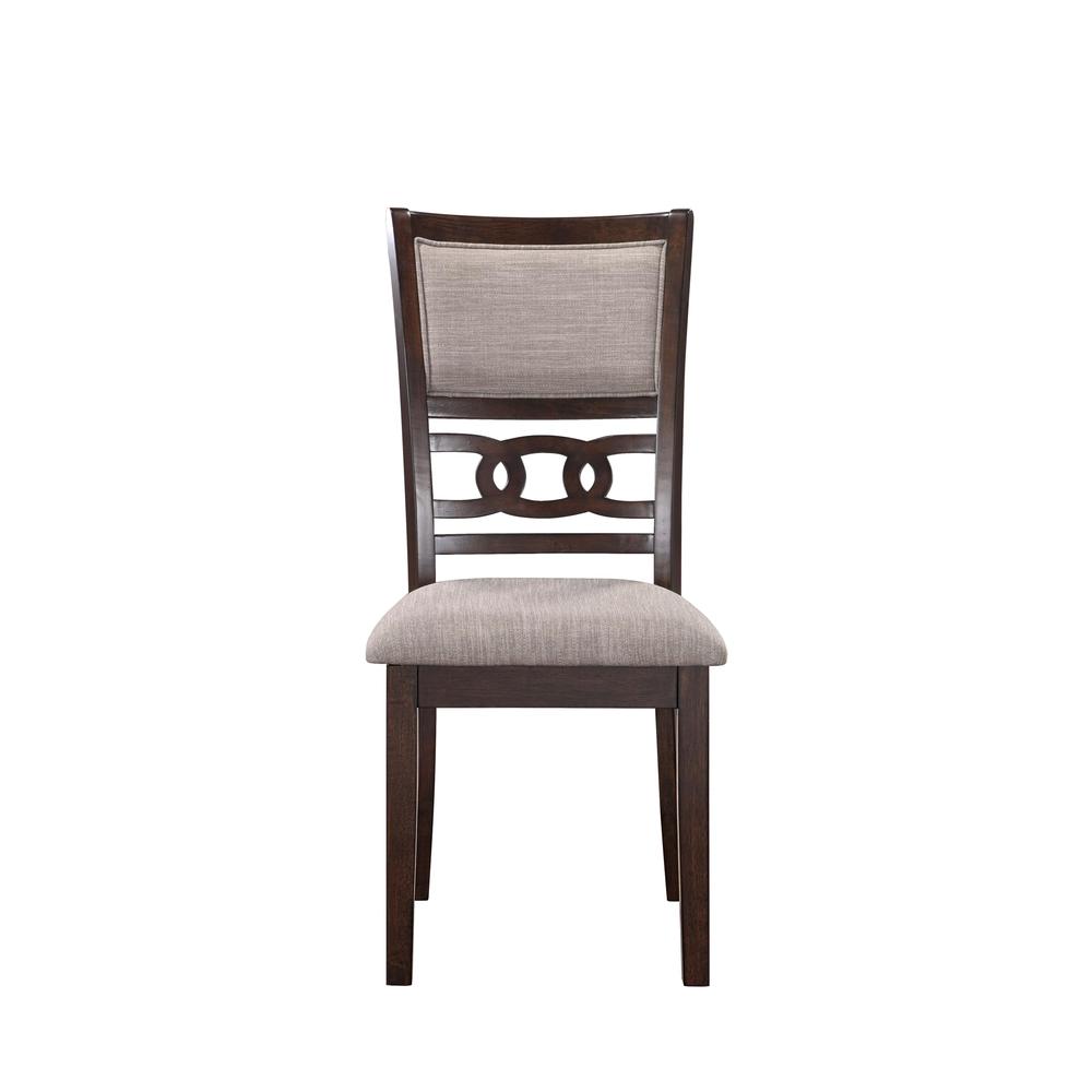 Gia Gray Wood Dining Chair with Fabric Seat (Set of 6)