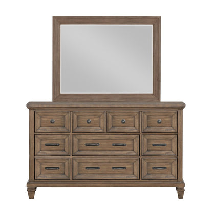 Mariana 5-Piece Wood King Bedroom Set, Chest, Mocha
