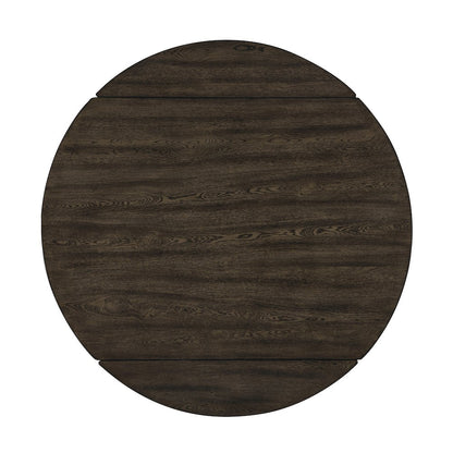 Rex Wood Dining Table with Self-Storing Leaves, Walnut