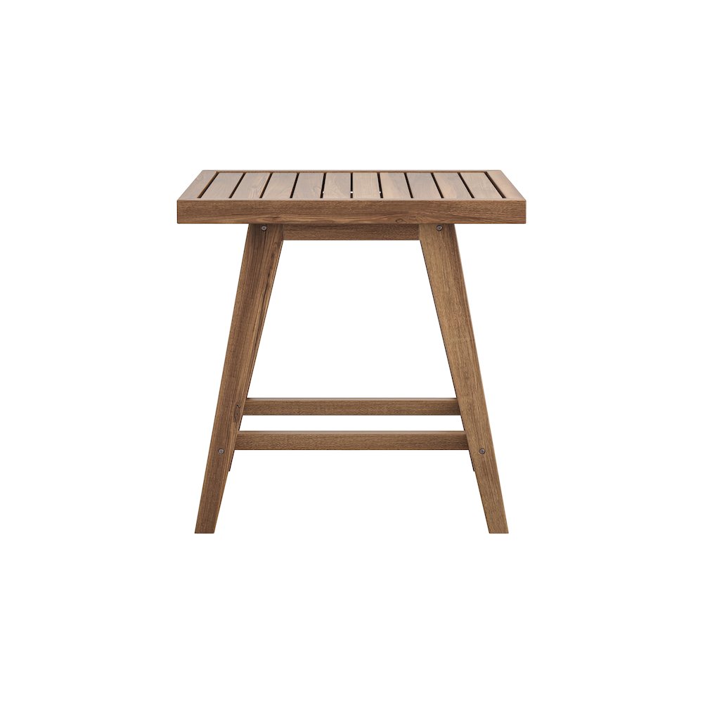 Ashton 3-Piece Wood Patio Conversation Set in Natural