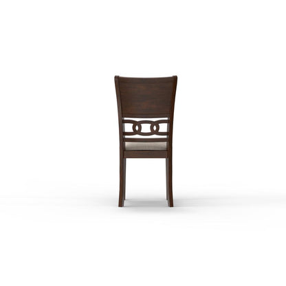 Gia 3-Piece 42" Wood Round Dining Set with 2 Chairs in Cherry