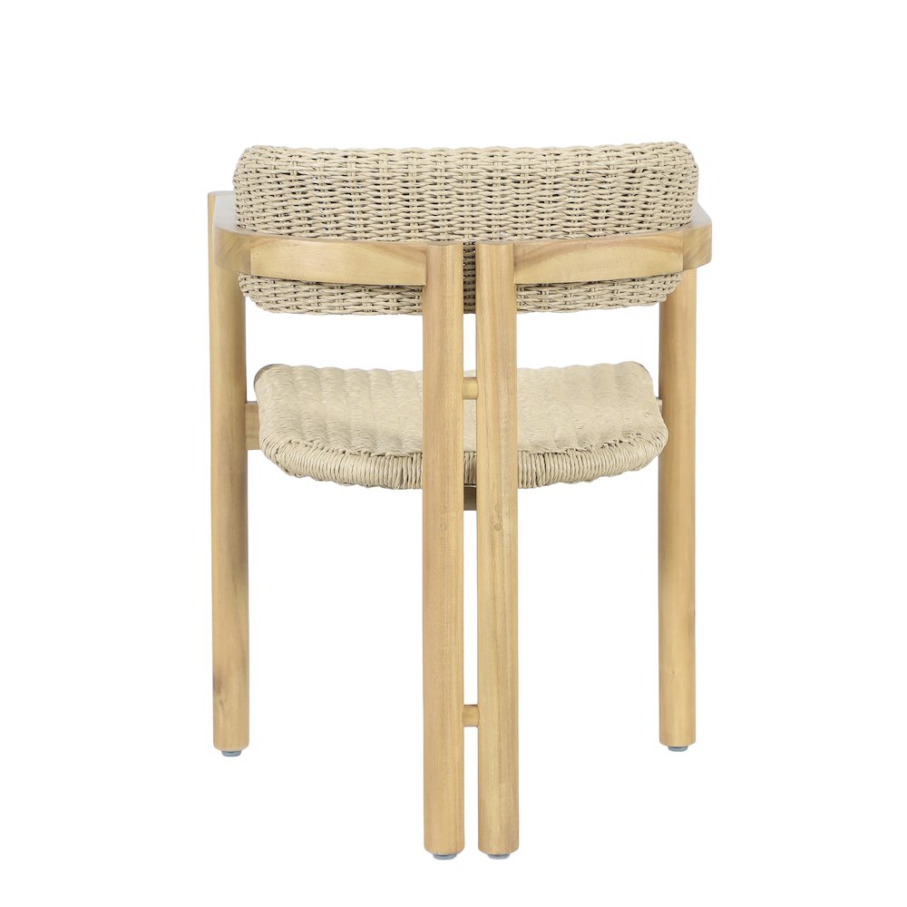 Sedona 7-Piece Wood Outdoor Dining Set in Natural