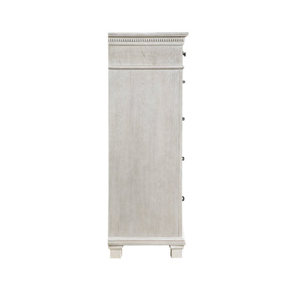 Silver Sands 5Pc Wood King Bedroom Set in Gray