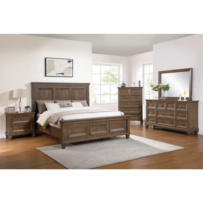 Mariana 5-Piece Wood Queen Bedroom Set, Chest, Mocha