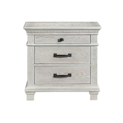 Silver Sands 5Pc Wood King Bedroom Set in Gray