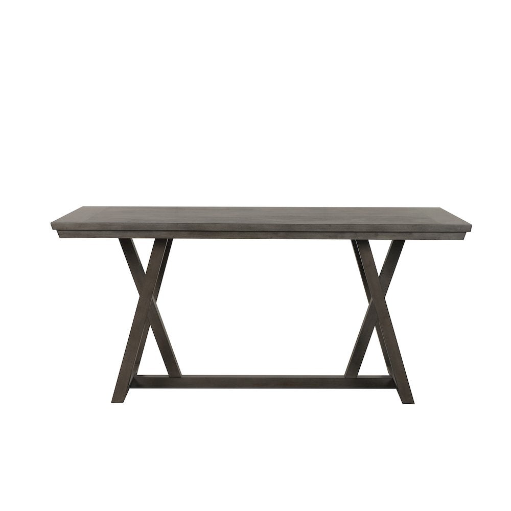 High Line 5-Pc Wood Rectangular Counter Table Set,White
