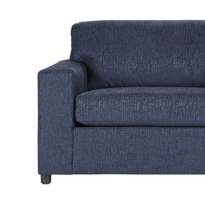 Kylo Blue Polyester Fabric Sofa Couch