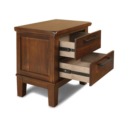 Cagney 3-Pc Wood Bedroom Set with Dresser in Chestnut