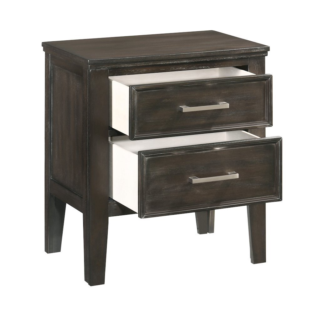 Andover 3-Pc Wood Bedroom Set with Dresser in Nutmeg