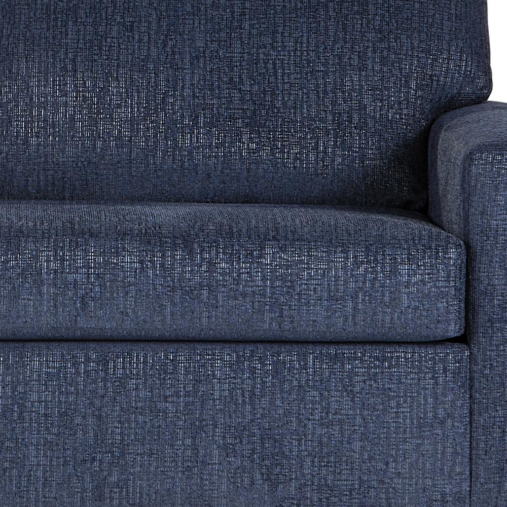 Kylo Blue Polyester Fabric Sofa Couch
