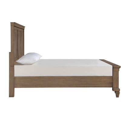 Mariana 4-Piece Wood King Bedroom Set, Nightstand, Mocha