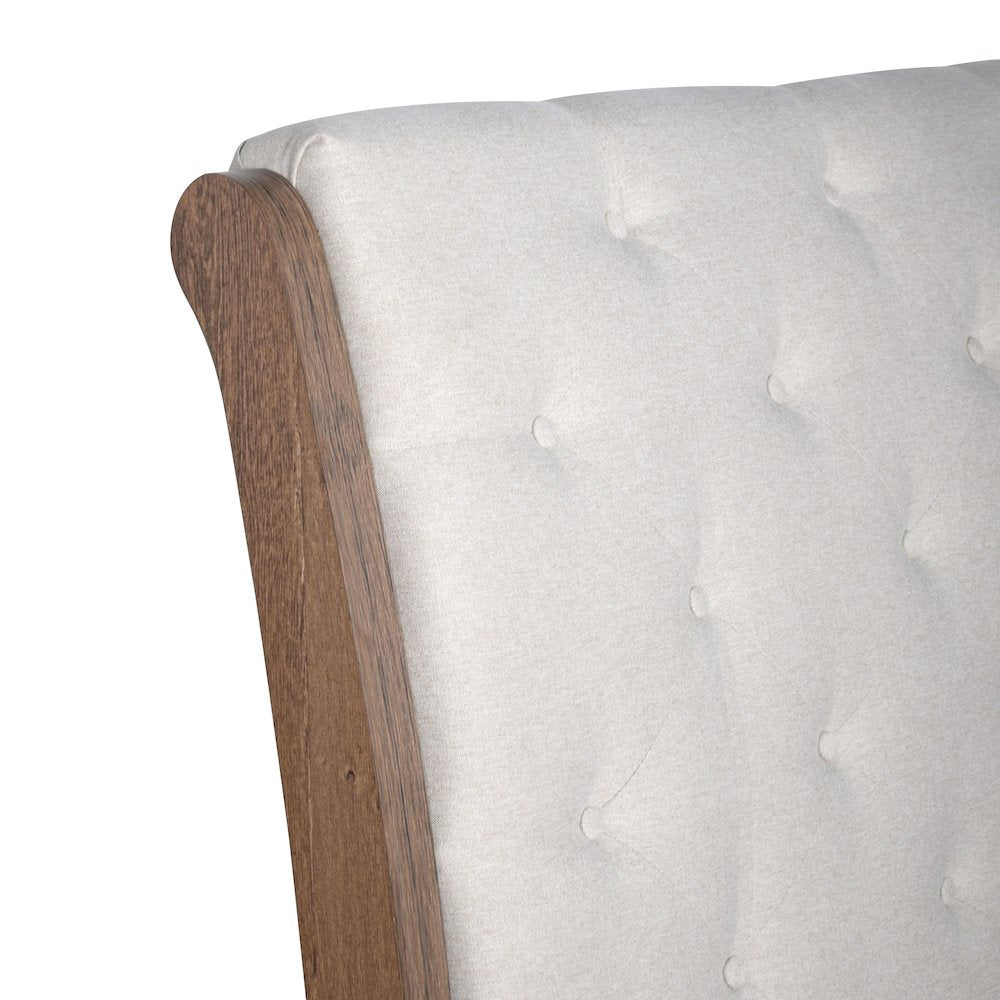 Coventry Hall Wood Queen Sleigh Bed in Pecan