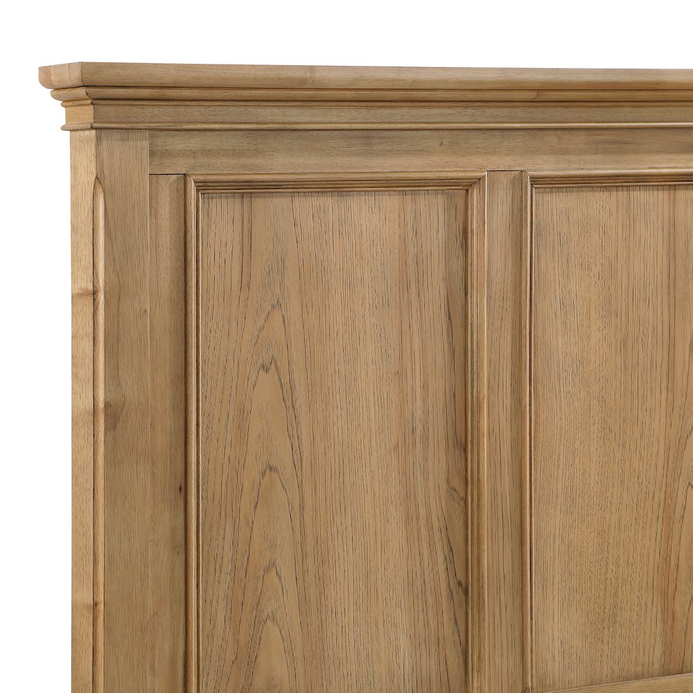 Sunstone Wood Full Size Panel Bed in Natural
